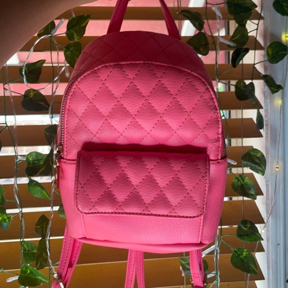 Pink mini backpack - Picture 1 of 4